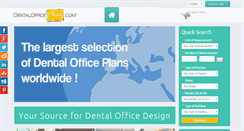 Desktop Screenshot of dentalofficeplans.com